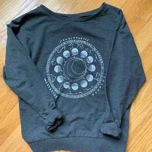 H & M crew neck sweatshirt. Constellation pattern